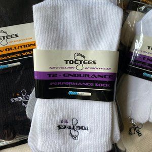 Toe Socks: Athletic Toe Socks w/ CoolMax Technology